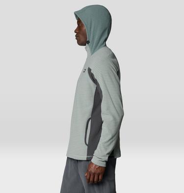 Men's Summit Grid Zip Hoody, Color: Wet Stone, image 20