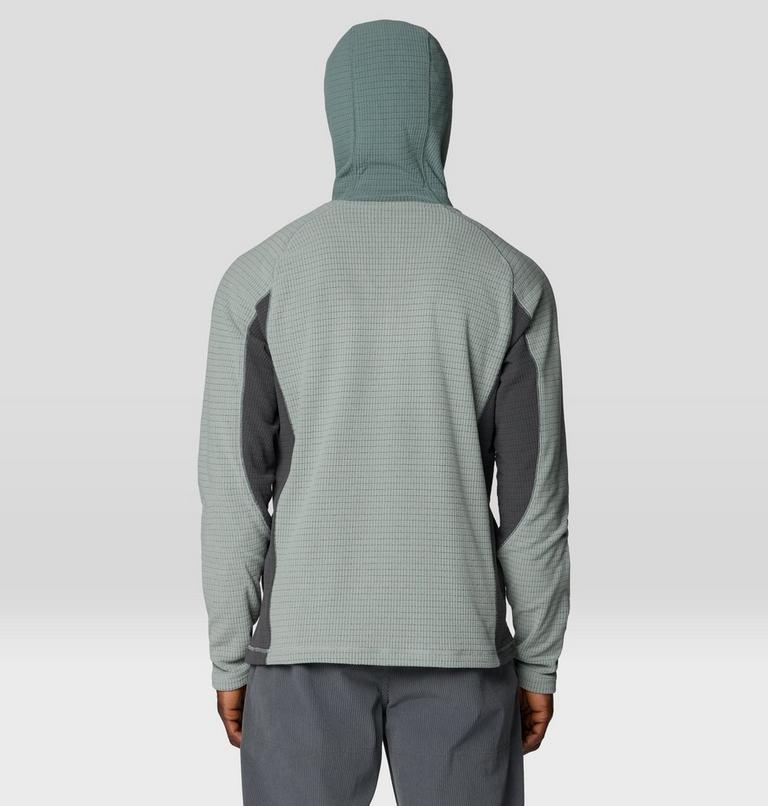 Men's Summit Grid Zip Hoody, Color: Wet Stone, image 3