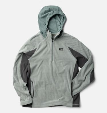 Men's Summit Grid Zip Hoody, Color: Wet Stone, image 18