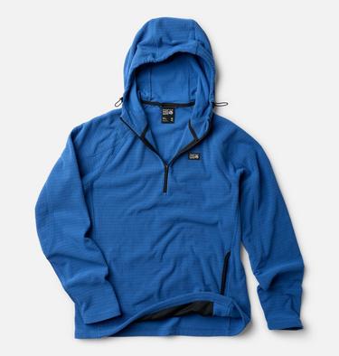 Men's Summit Grid Zip Hoody, Color: Berry Blue, image 22