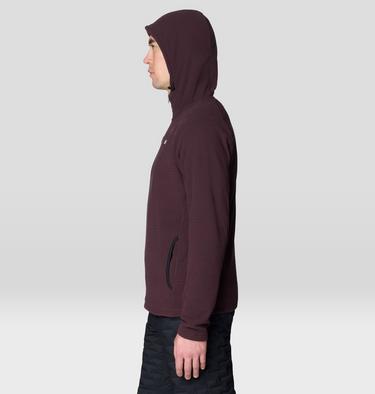 Men's Summit Grid Zip Hoody, Color: Deep Mulberry, image 16