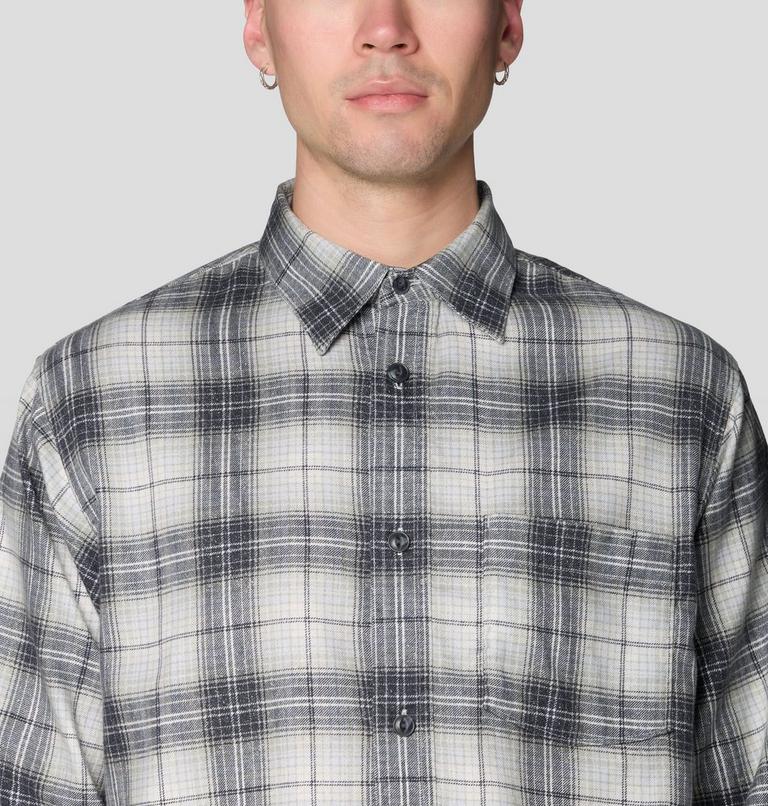 Men's A-Side Long Sleeve Shirt, Color: Grey Ice Richmond Plaid, image 5
