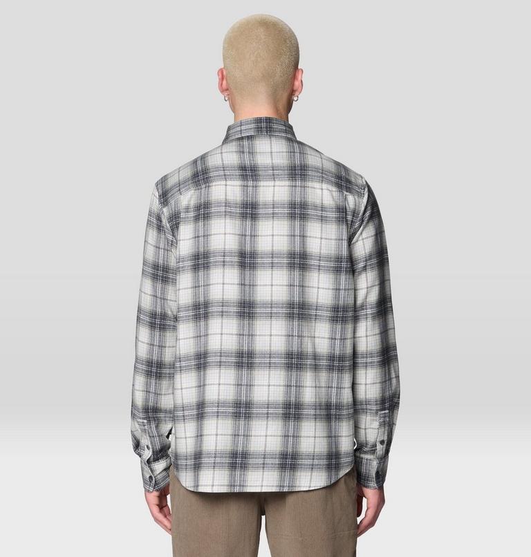 Men's A-Side Long Sleeve Shirt, Color: Grey Ice Richmond Plaid, image 3
