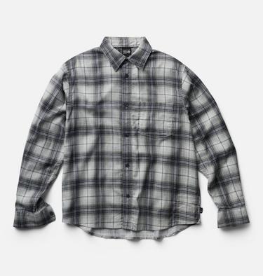 Men's A-Side Long Sleeve Shirt, Color: Grey Ice Richmond Plaid, image 2