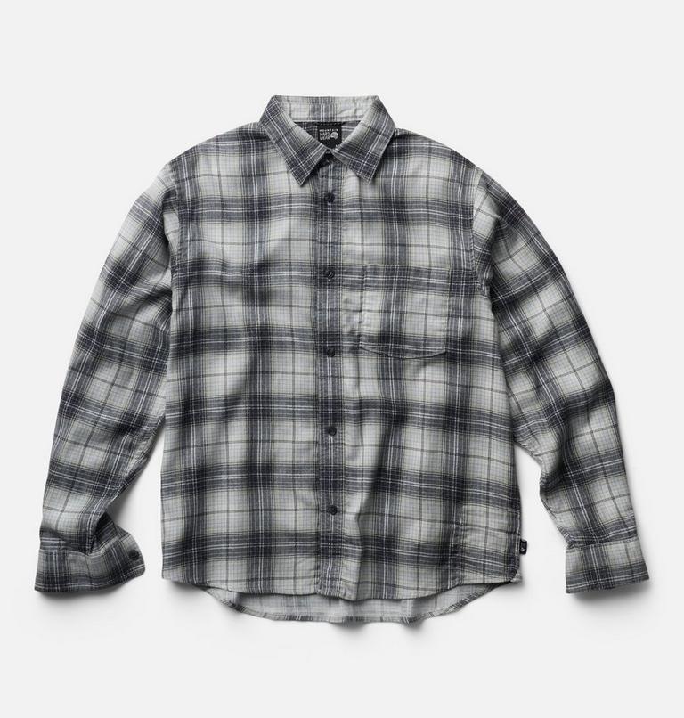 Men's A-Side Long Sleeve Shirt, Color: Grey Ice Richmond Plaid, image 2