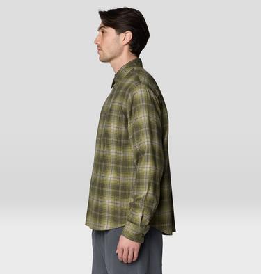 Men's A-Side Long Sleeve Shirt, Color: Forest Moss Richmond Plaid, image 11