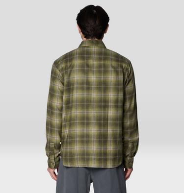 Men's A-Side Long Sleeve Shirt, Color: Forest Moss Richmond Plaid, image 10