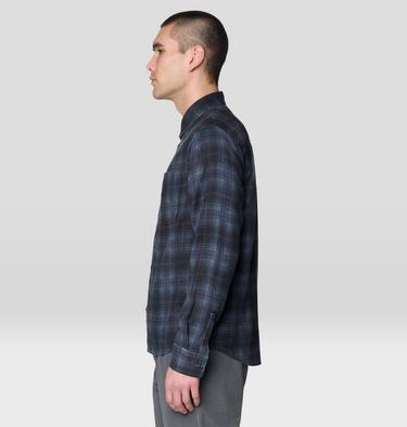 Men's A-Side Long Sleeve Shirt, Color: Astral Blue Richmond Plaid, image 7