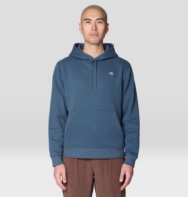 Men's MHW Logo Pullover Hoody, Color: Astral Blue, image 3