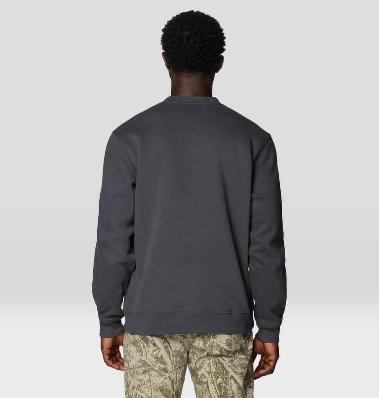 Men's MHW Logo Pullover Crew, Color: Shark, image 2