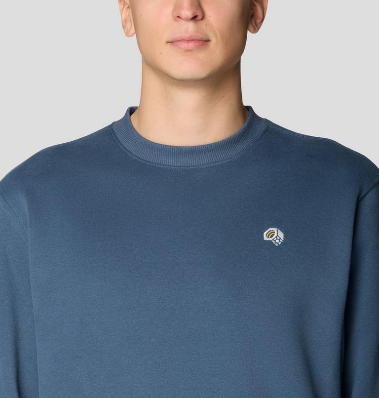 Men's MHW Logo Pullover Crew, Color: Astral Blue, image 4