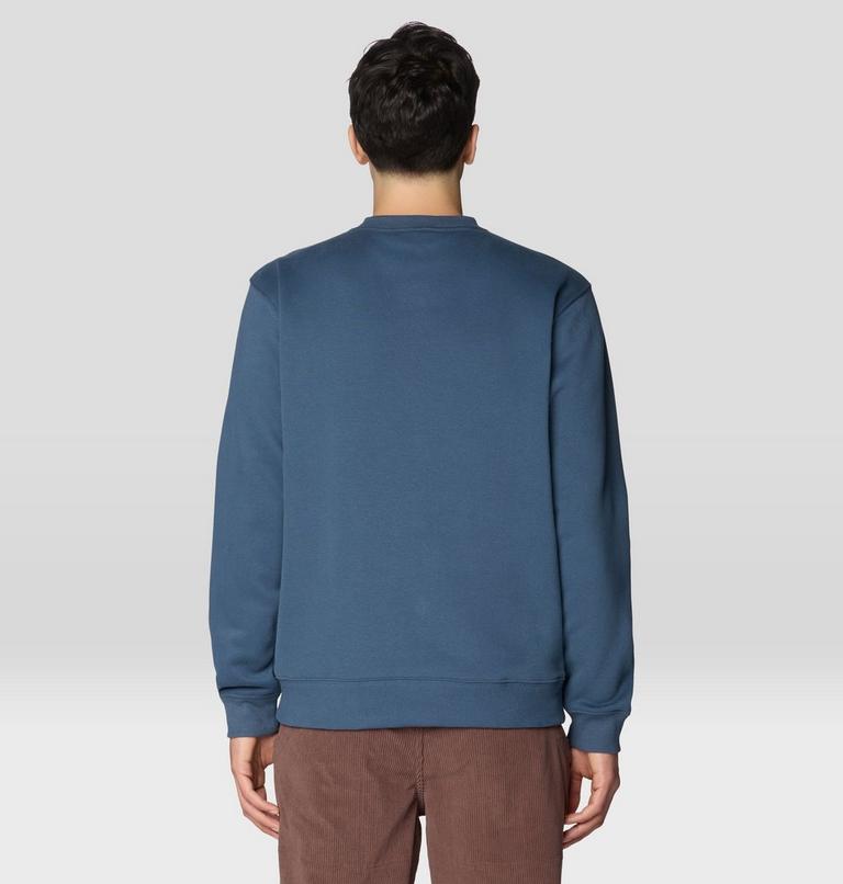 Men's MHW Logo Pullover Crew, Color: Astral Blue, image 2