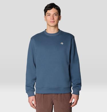 Men's MHW Logo Pullover Crew, Color: Astral Blue, image 9