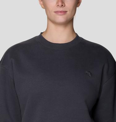 Women's MHW Logo Pullover Crew, Color: Shark, image 4
