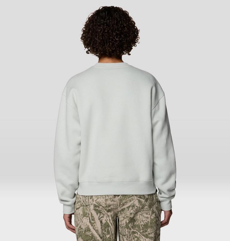 Women's MHW Logo Pullover Crew, Color: Gamma Grey, image 2
