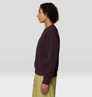 Women's MHW Logo Pullover Crew, Color: Deep Mulberry, image 11
