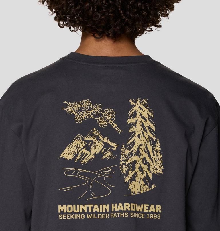 Women's Seeking Wilder Paths Crop Long Sleeve, Color: Shark, image 5