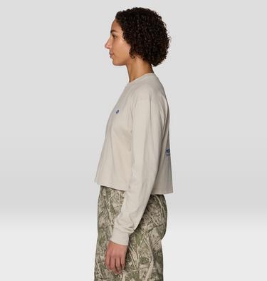 Women's Seeking Wilder Paths Crop Long Sleeve, Color: Sandblast, image 11