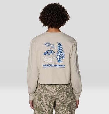 Women's Seeking Wilder Paths Crop Long Sleeve, Color: Sandblast, image 10
