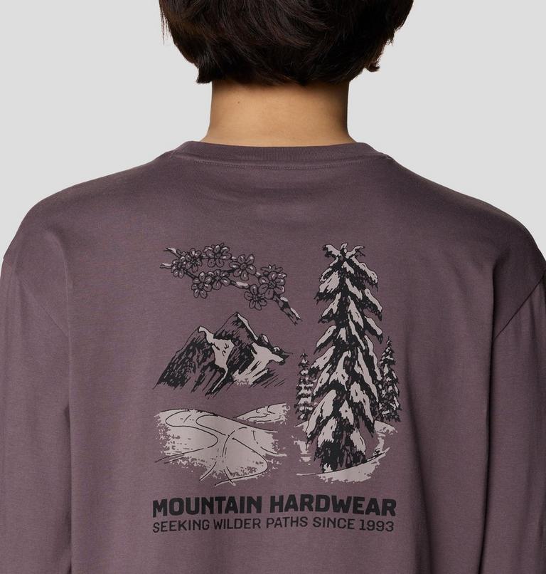 Women's Seeking Wilder Paths Crop Long Sleeve, Color: Purple Sage, image 5