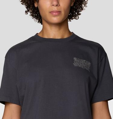 Women's Seek Wilder Paths Crop Short Sleeve, Color: Shark, image 4