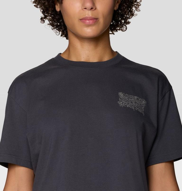 Women's Seek Wilder Paths Crop Short Sleeve, Color: Shark, image 4