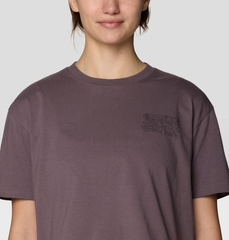 Women's Seek Wilder Paths Crop Short Sleeve, Color: Purple Sage, image 4
