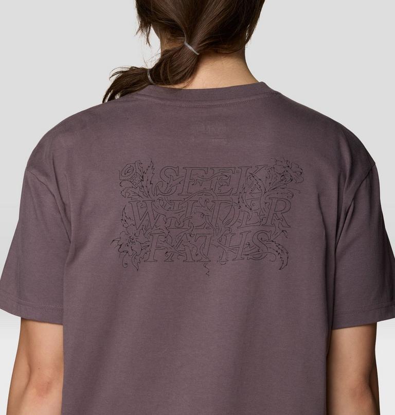 Women's Seek Wilder Paths Crop Short Sleeve, Color: Purple Sage, image 5
