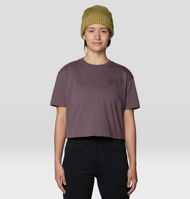 Women's Seek Wilder Paths Crop Short Sleeve, Color: Purple Sage, image 5