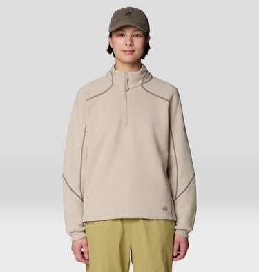 Women's Hardwear Supply Quarter Zip, Color: Fossil, image 5