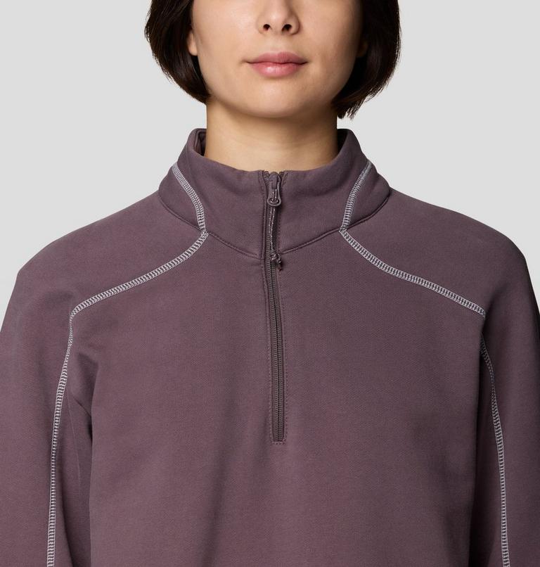 Women's Hardwear Supply Quarter Zip, Color: Purple Sage, image 5