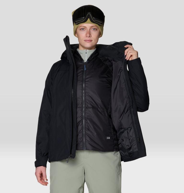 Women's Firefall Trifecta Jacket, Color: Black, image 13