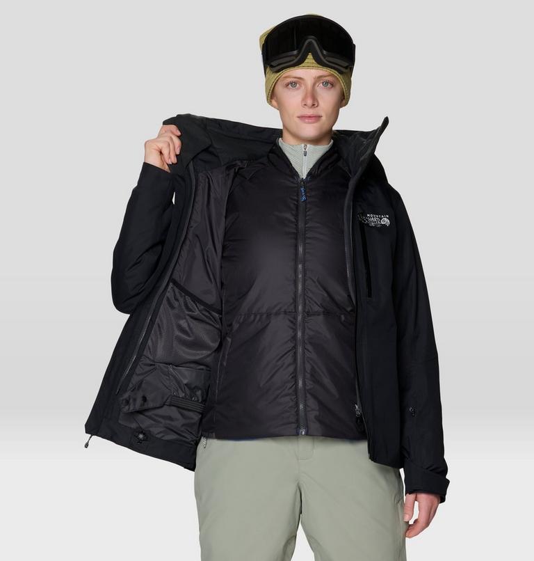 Women's Firefall Trifecta Jacket, Color: Black, image 14