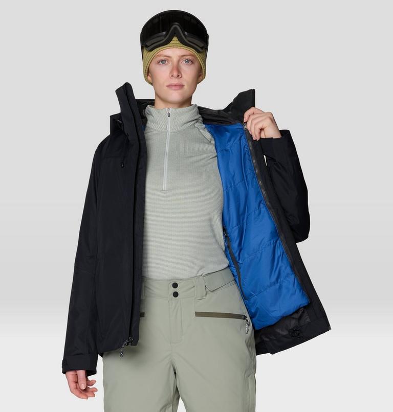 Women's Firefall Trifecta Jacket, Color: Black, image 5