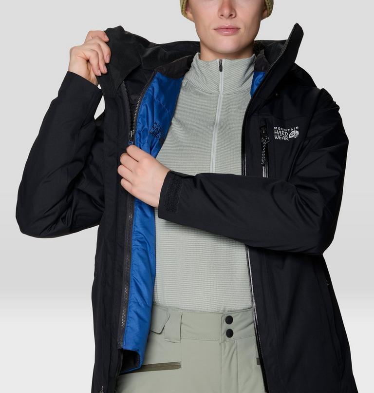 Women's Firefall Trifecta Jacket, Color: Black, image 7