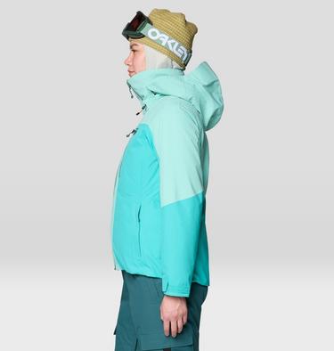 Women's Firefall Trifecta Jacket, Color: Aqua Marina, Icy Teal, image 7