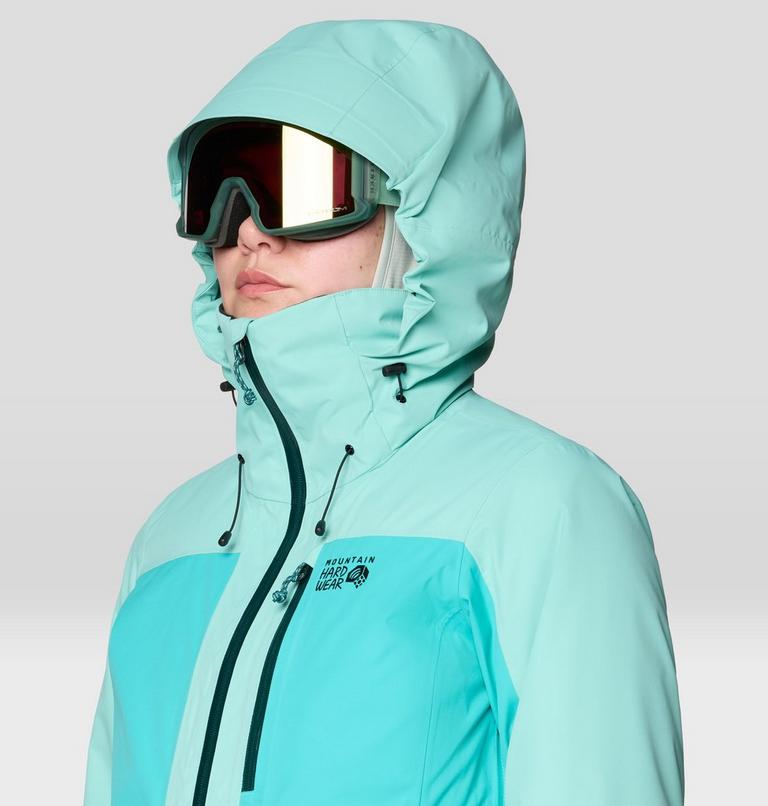 Women's Firefall Trifecta Jacket, Color: Aqua Marina, Icy Teal, image 7