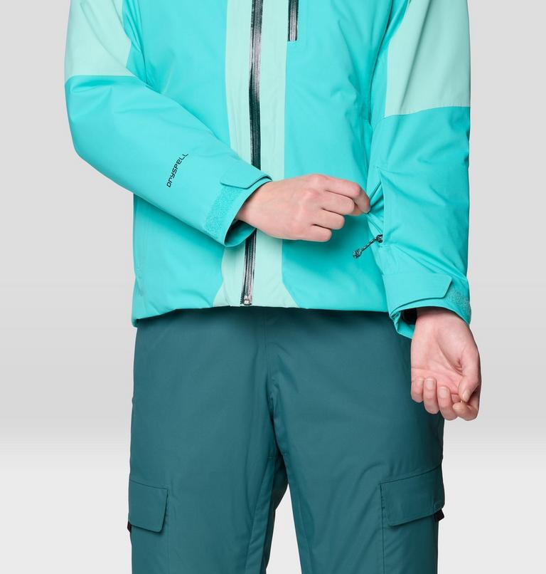 Women's Firefall Trifecta Jacket, Color: Aqua Marina, Icy Teal, image 10