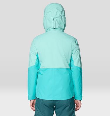 Women's Firefall Trifecta Jacket, Color: Aqua Marina, Icy Teal, image 6