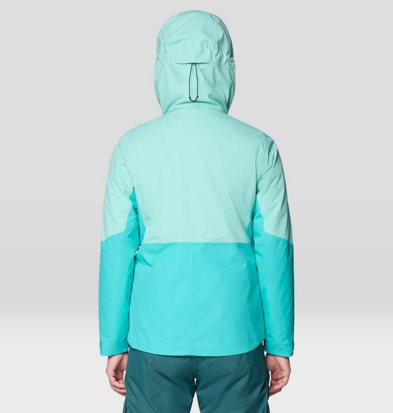 Women's Firefall Trifecta Jacket, Color: Aqua Marina, Icy Teal, image 2