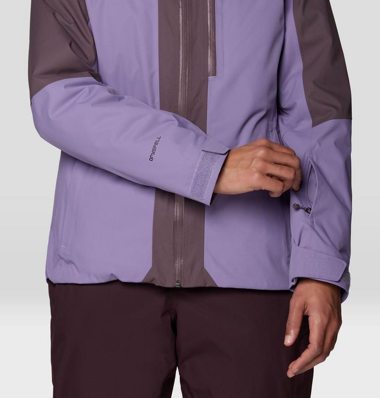 Women's Firefall Trifecta Jacket, Color: Violet Stone, Purple Sage, image 13