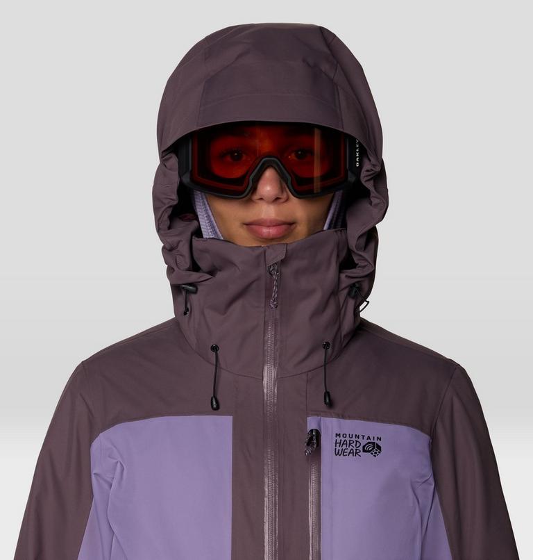 Women's Firefall Trifecta Jacket, Color: Violet Stone, Purple Sage, image 8