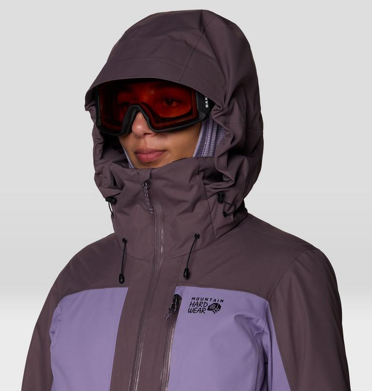 Women's Firefall Trifecta Jacket, Color: Violet Stone, Purple Sage, image 9