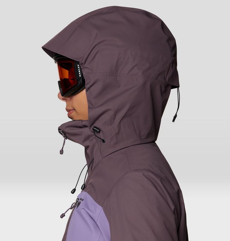Women's Firefall Trifecta Jacket, Color: Violet Stone, Purple Sage, image 11