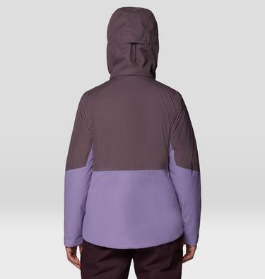 Women's Firefall Trifecta Jacket, Color: Violet Stone, Purple Sage, image 2