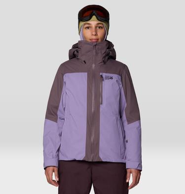 Women's Firefall Trifecta Jacket, Color: Violet Stone, Purple Sage, image 1