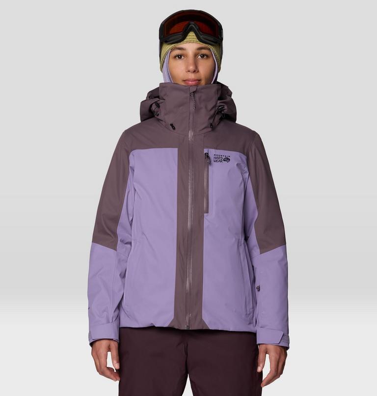 Women's Firefall Trifecta Jacket, Color: Violet Stone, Purple Sage, image 1