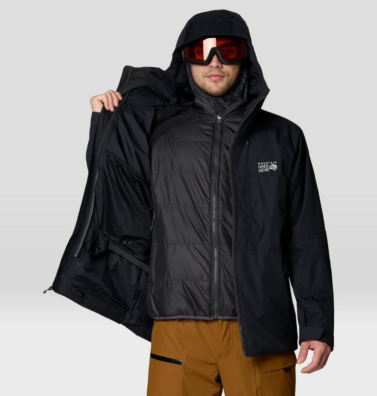 Men's Firefall Trifecta Jacket, Color: Black, image 13