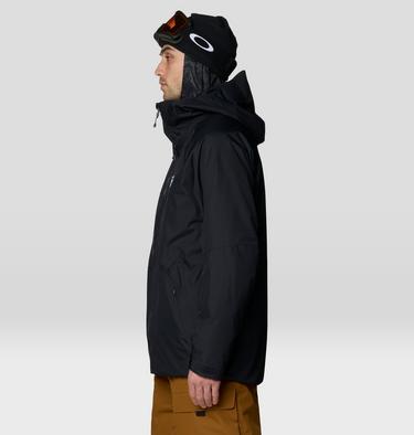 Men's Firefall Trifecta Jacket, Color: Black, image 3