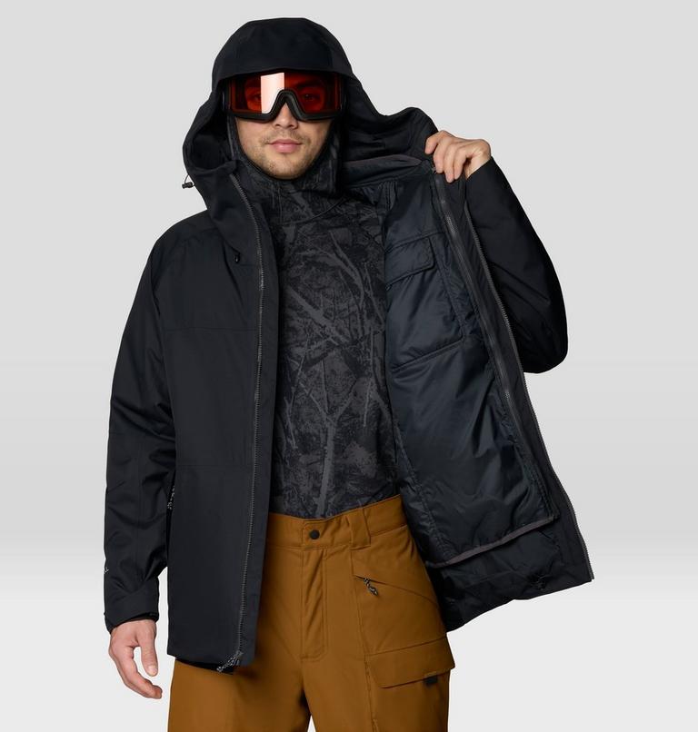 Men's Firefall Trifecta Jacket, Color: Black, image 5